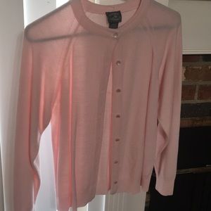 Light pink sweater cardigan